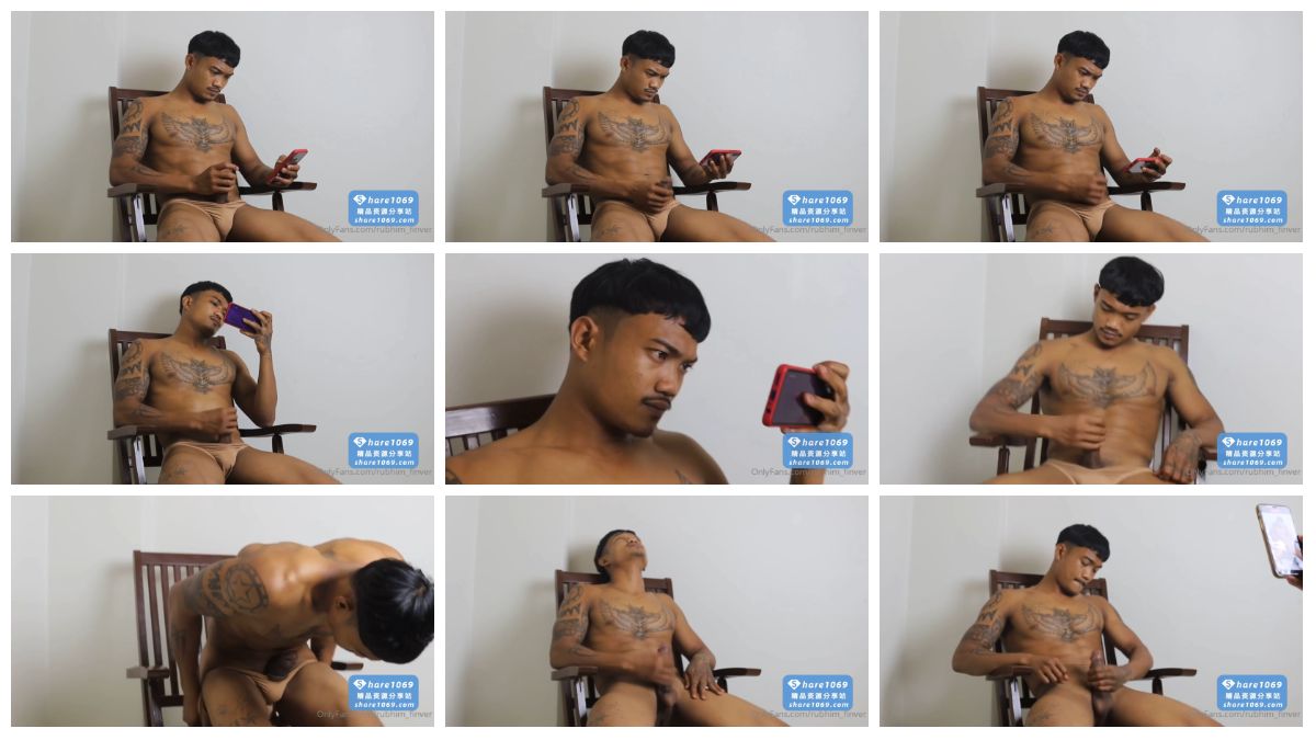 图片[1]-[rubhim_finver] 东南亚 黑皮肌肉男 露脸打飞机 [7:21] (1080P)-Share1069 精品资源分享站