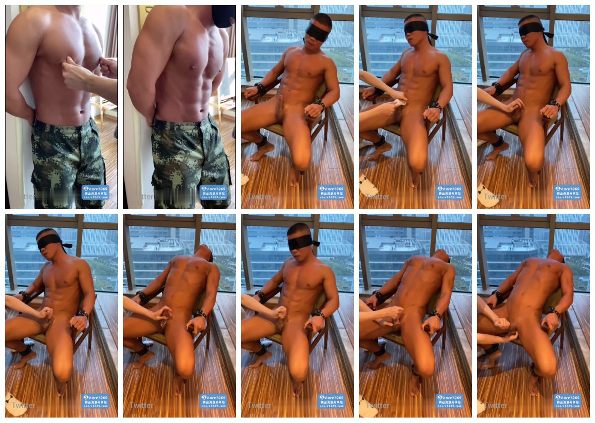 图片[1]-[JrMan175] 黑皮肌肉退伍兵被捆绑在床边折磨鸡巴虐射 [18:06] (1080P)-Share1069 精品资源分享站