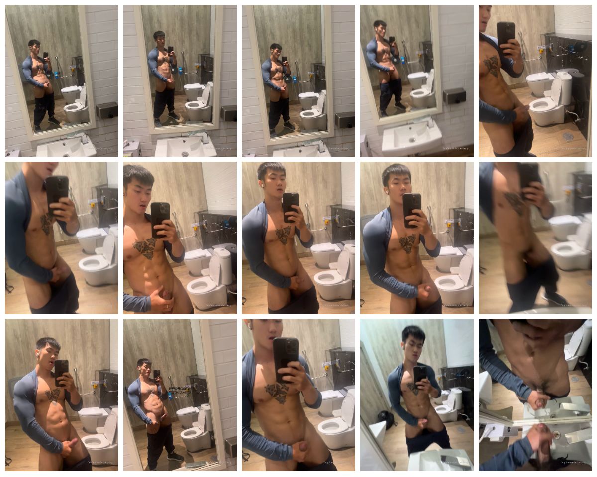 图片[1]-[vincenthong] 健身肌肉男公厕打飞机露脸对镜拍 [5:14] (2k)-Share1069 精品资源分享站