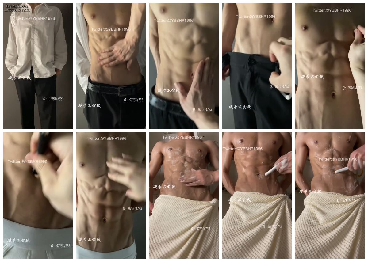 图片[1]-[硬币不会软] 浴袍下的黑皮薄肌体育生被虐腹 牙刷玩弄腹肌 [10:47] (720P)-Share1069 精品资源分享站