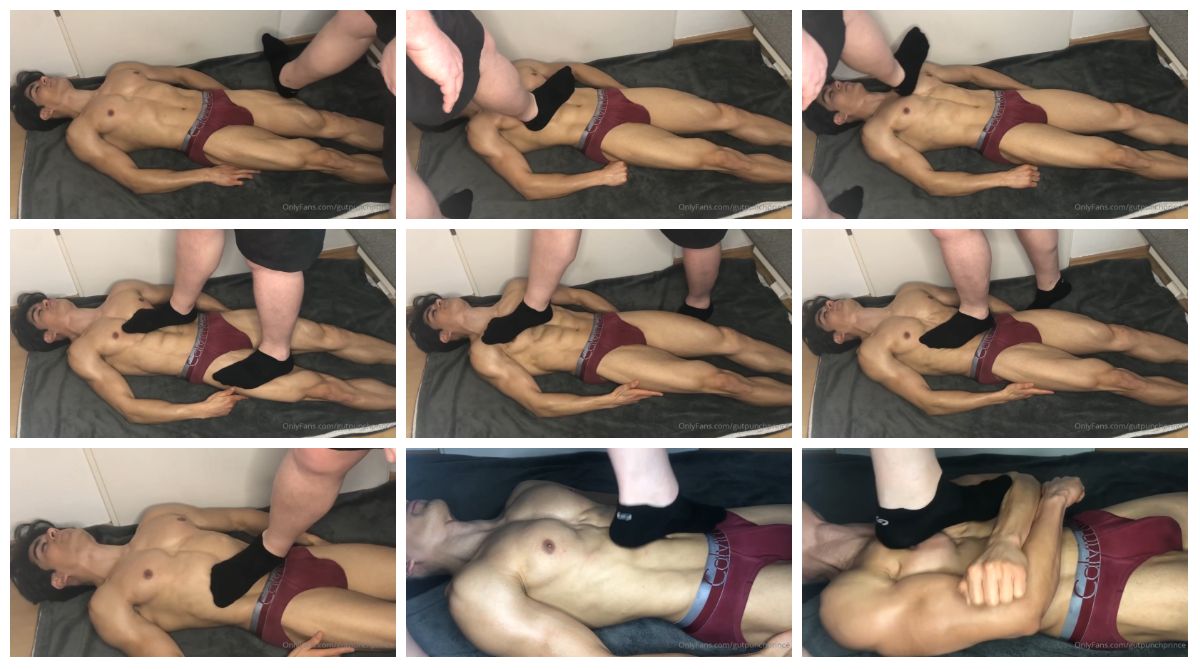 图片[1]-[gutpunchprince] 拉丁美裔内裤肌肉帅哥 黑皮 被虐腹踩腹 三角内裤 [9:01] (1080P)-Share1069 精品资源分享站