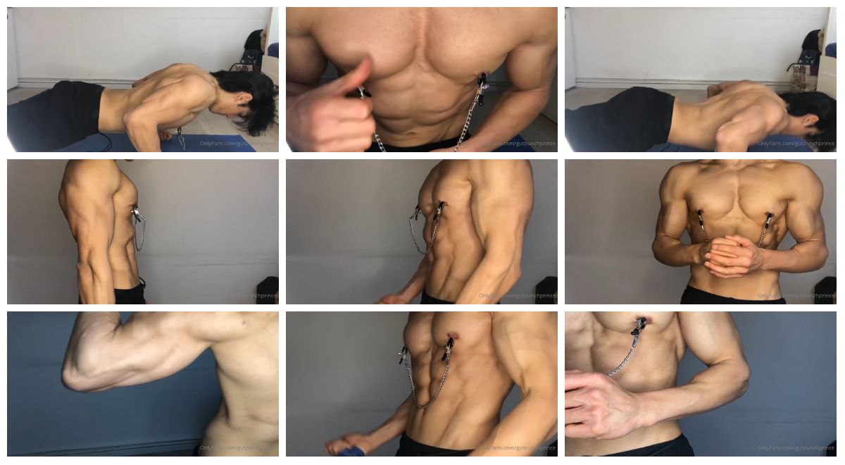 图片[1]-[gutpunchprince] 拉丁美裔肌肉帅哥 夹乳锻炼 [10:27] (1080P)-Share1069 精品资源分享站