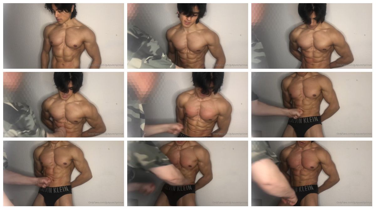 图片[1]-[gutpunchprince] 拉美黑皮肌肉帅哥 被锤击腹部虐腹 好帅啊 肌肉好好看 [8:40] (1080P)-Share1069 精品资源分享站