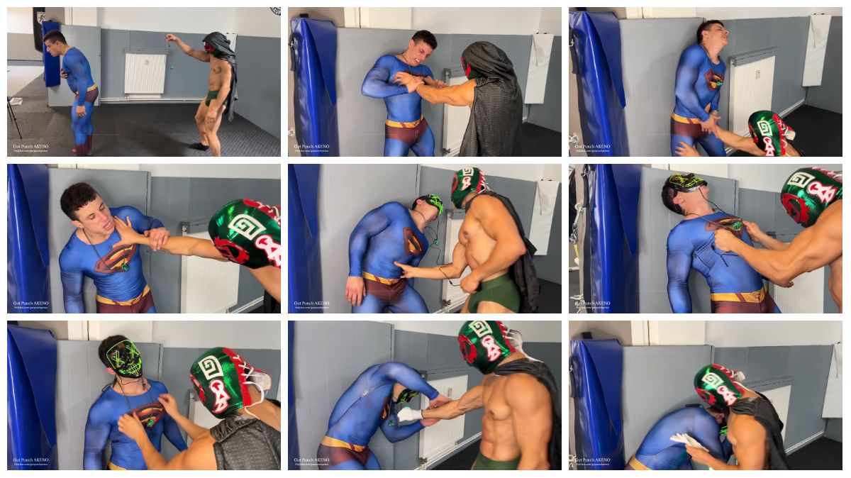 图片[1]-[gutpunchprince] 肌肉壮男超人被氦石削弱被虐腹 [7:31] (1080P)-Share1069 精品资源分享站