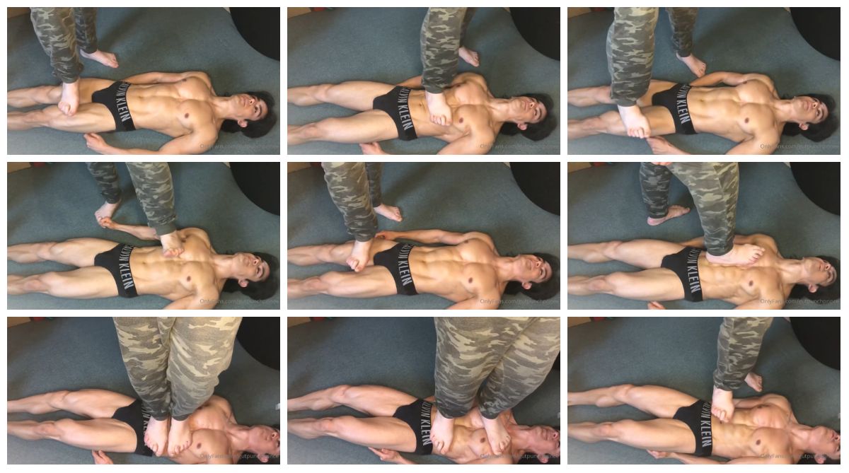 图片[1]-[gutpunchprince] 黑三角内裤肌肉帅哥被虐踩腹部 [6:09] (1080P)-Share1069 精品资源分享站