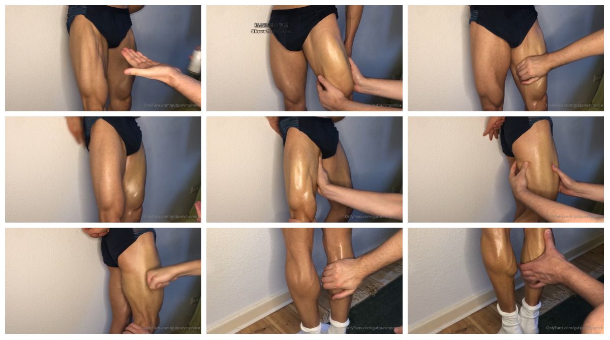图片[1]-[gutpunchprince] 黑皮白袜肌肉男的肌肉腿 [6:37] (1080P)-Share1069 精品资源分享站