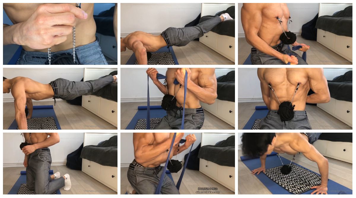 图片[1]-[gutpunchprince] 黑皮肌肉帅哥 重力虐乳训练 [11:27] (1080P)-Share1069 精品资源分享站