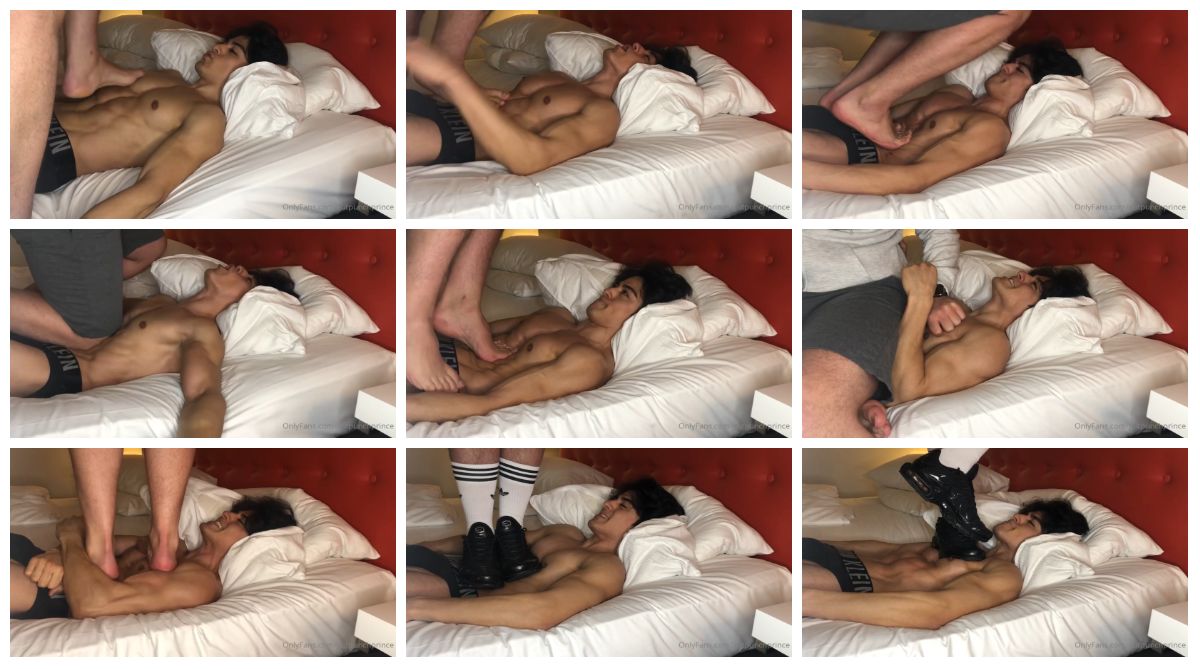 图片[1]-[gutpunchprince] 黑皮肌肉帅哥被揪乳头虐腹踩腹 [10:15] (1080P)-Share1069 精品资源分享站