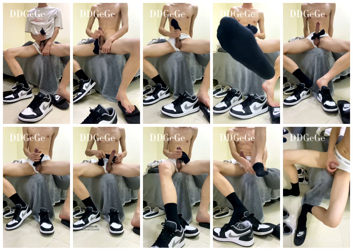 图片[1]-[DDGeGe] 19cm长屌薄肌体育生 黑袜撸屌喷射 [10:57] (2k)-Share1069 精品资源分享站