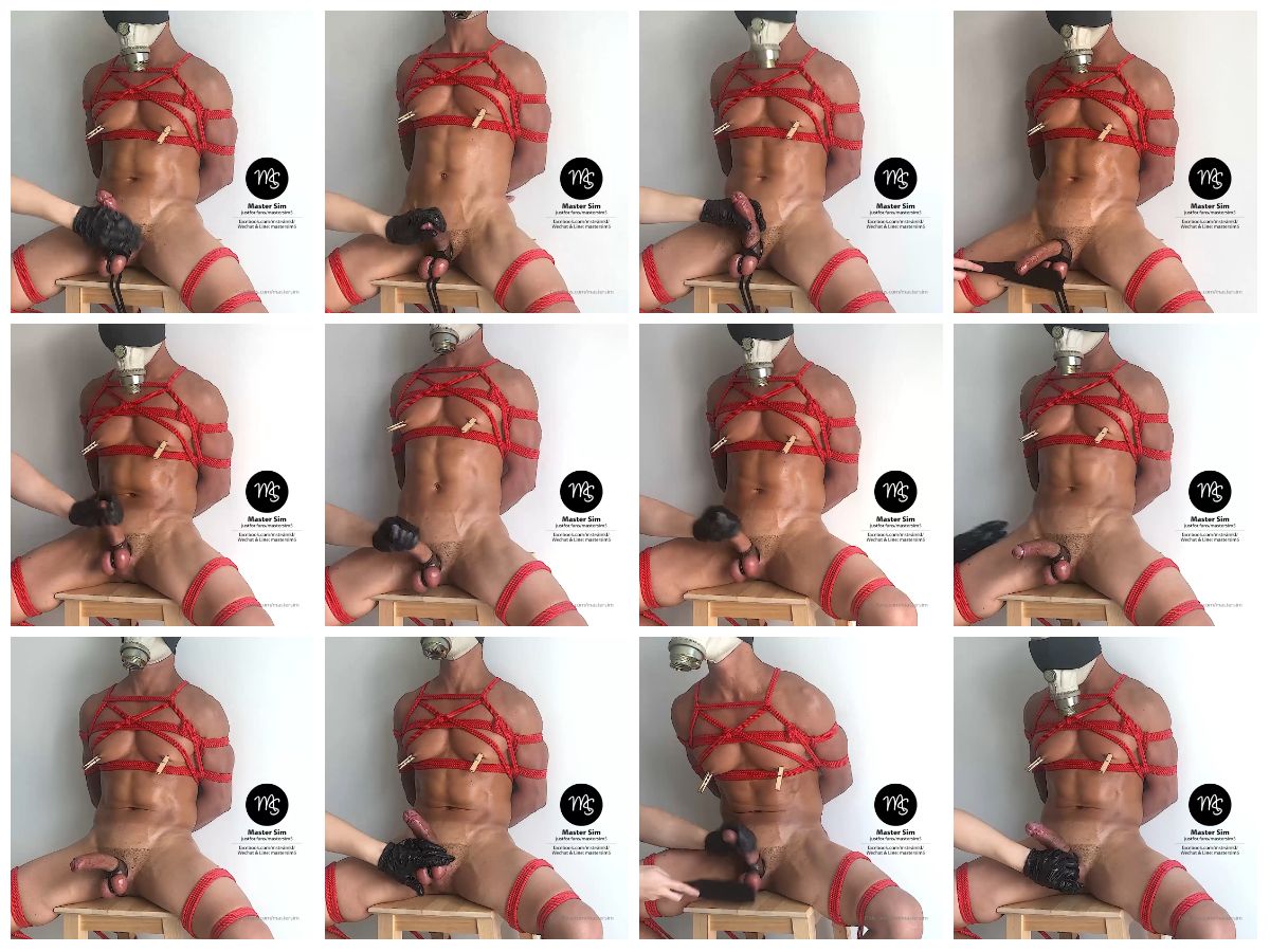 图片[1]-[mastersim] 19cm粗屌黑皮肌肉精牛被捆绑榨精 捆屌勒蛋 [27:35] (1080P)-Share1069 精品资源分享站