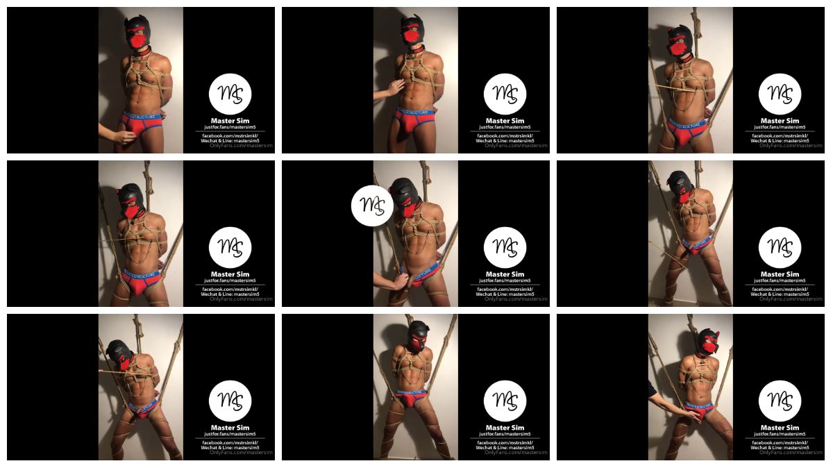 图片[1]-[mastersim] 捆绑黑皮狗狗 挑逗鸡巴 [6:49] (1080P)-Share1069 精品资源分享站