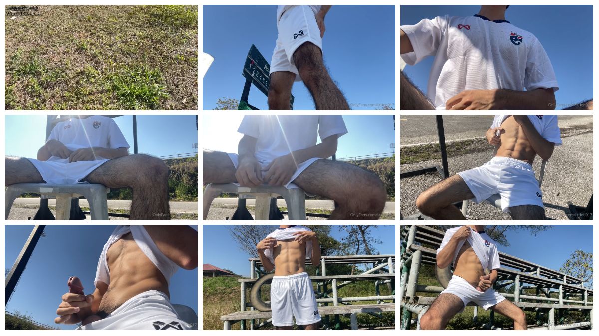 图片[1]-[littleb017] 白袜薄肌足球体育生 户外草地暴露打飞机喷精 20cm 上翘鸡巴 [10:37] (2k)-Share1069 精品资源分享站