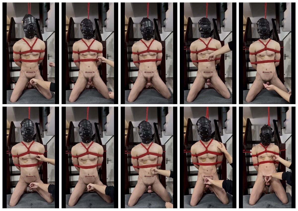 图片[1]-[SMan] 肌肉俘虏被捕获 捆绑跪地 玩弄鸡巴 挑逗龟头 榨精折磨 [30:34] (2k)-Share1069 精品资源分享站