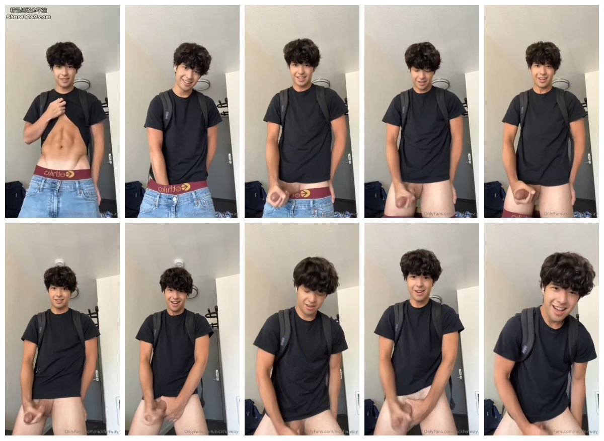 图片[1]-[nikefenway] 帅气腹肌小鲜肉 很帅很可爱 撸屌打飞机露脸系列 1 [4:41] (720P)-Share1069 精品资源分享站