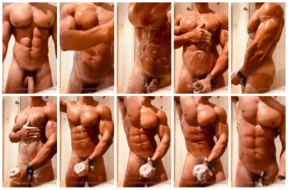 图片[1]-[MuscleBoyBG] 壮硕肌肉男 浴室粗屌打飞机喷射 [7:08] (2k)-Share1069 精品资源分享站