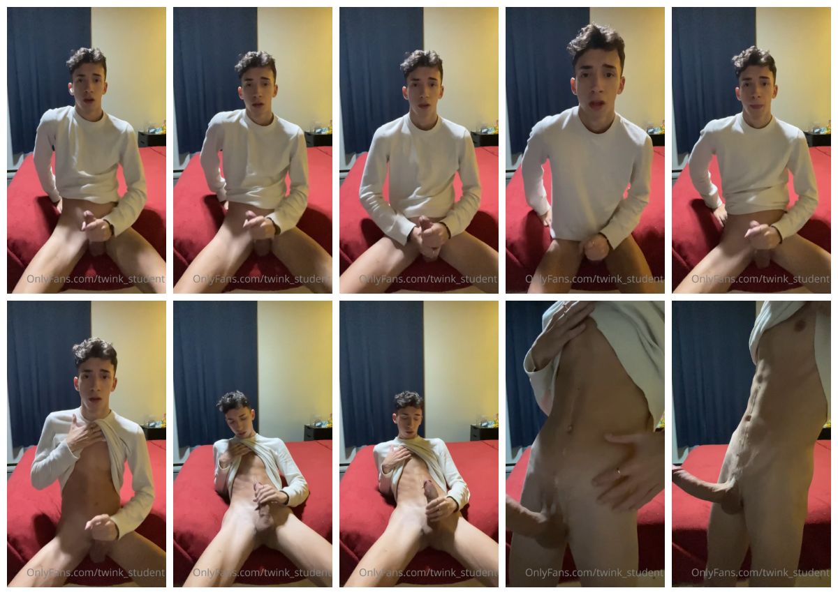 图片[1]-[twink_student] 欧美20cm粗屌精瘦小鲜肉 玩屌打飞机系列 16 [1:46] (1080P)-Share1069 精品资源分享站