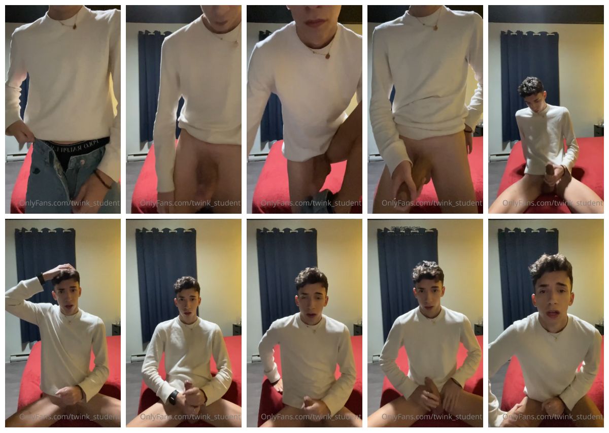 图片[1]-[twink_student] 欧美20cm粗屌精瘦小鲜肉 玩屌打飞机系列 17 [3:08] (1080P)-Share1069 精品资源分享站