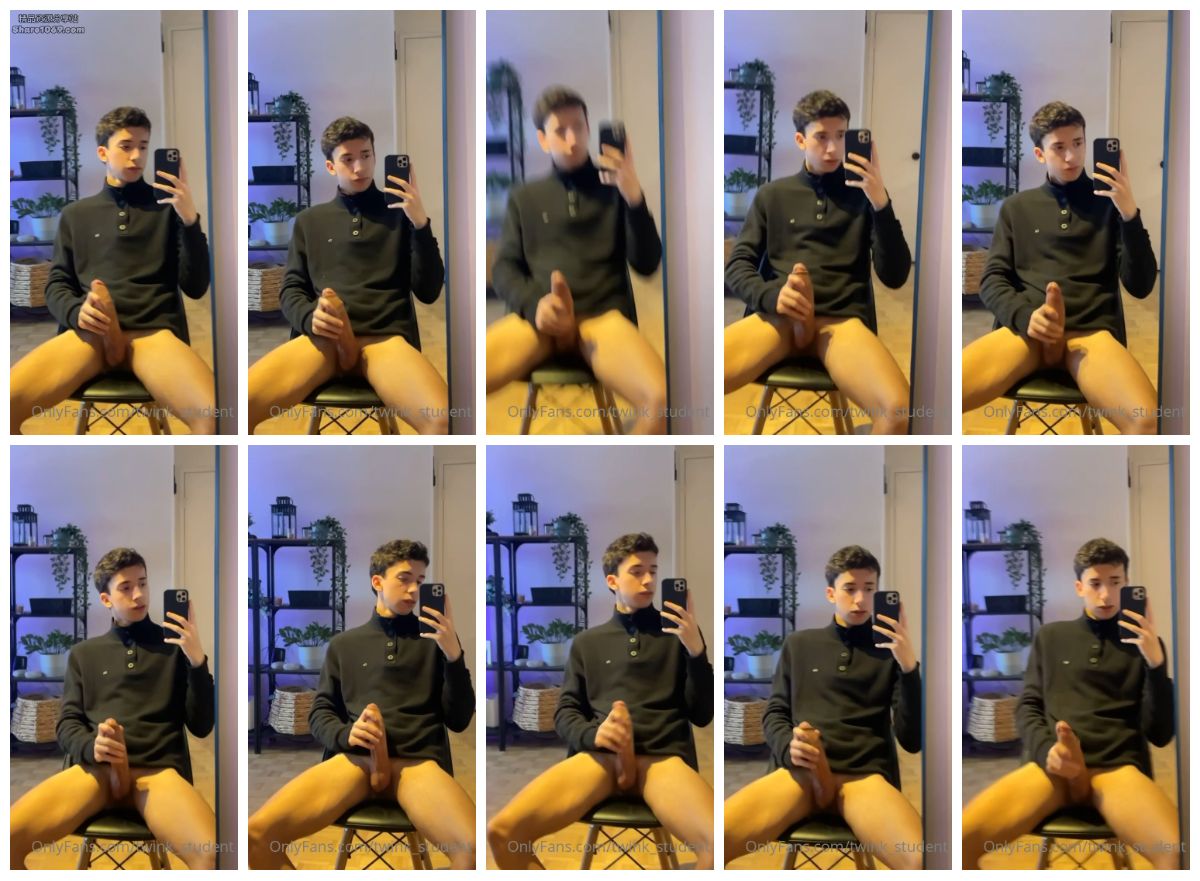 图片[1]-[twink_student] 欧美20cm粗屌精瘦小鲜肉 玩屌打飞机系列 8 [1:14] (1080P)-Share1069 精品资源分享站