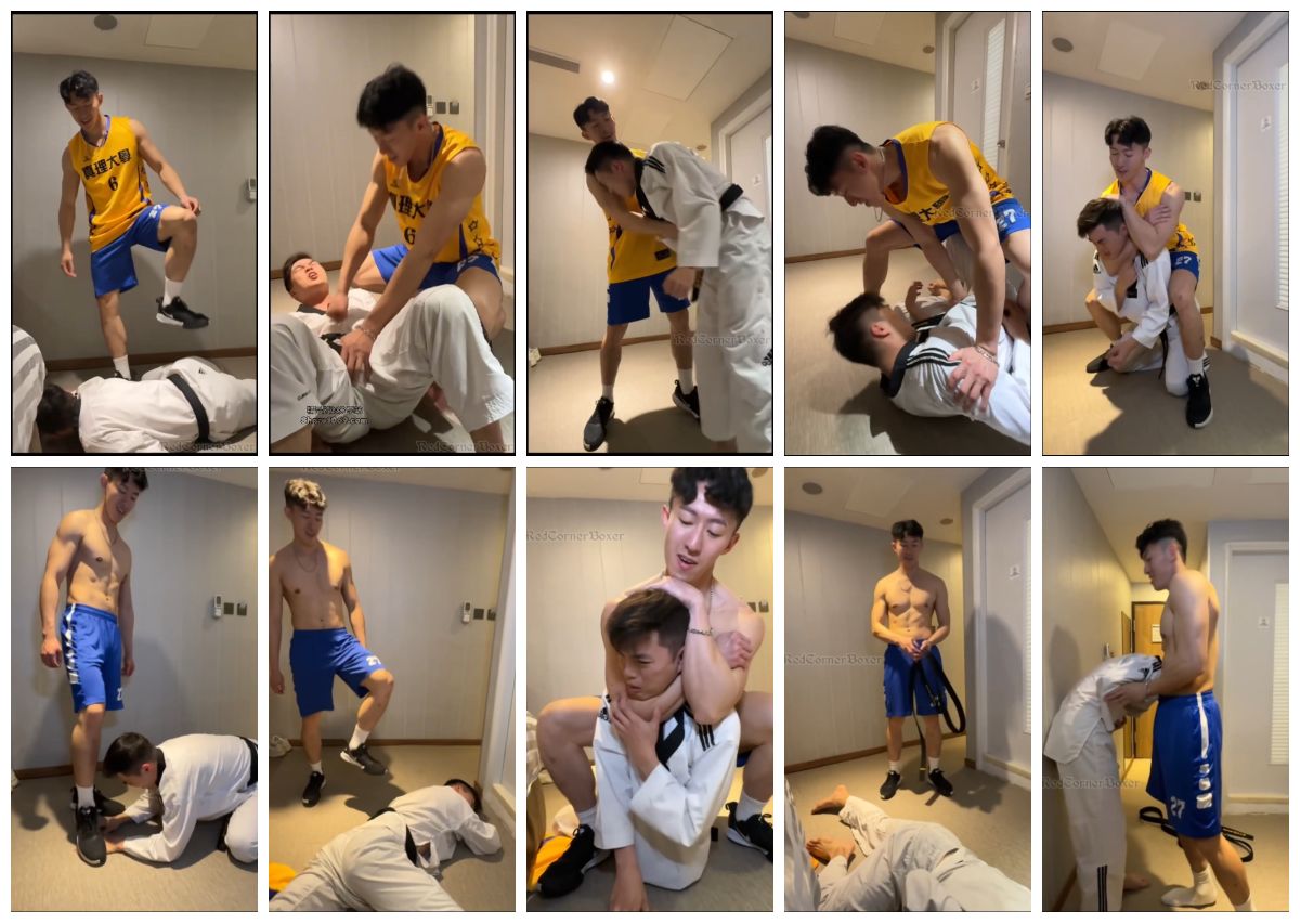 图片[1]-[RedCornerBoxer] 跆拳道黑道学生被篮球体育生虐腹虐裆踢裆 [22:35] (2k)-Share1069 精品资源分享站