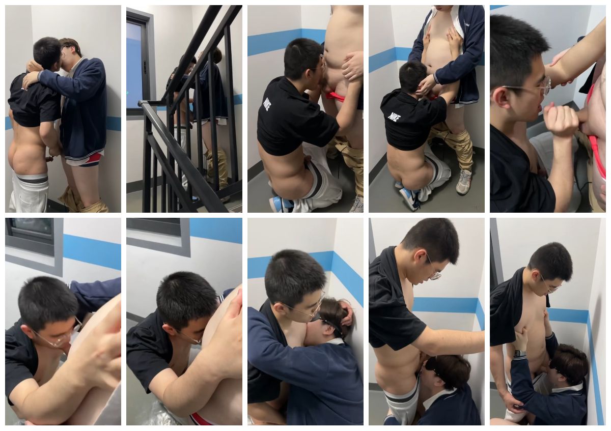 图片[1]-[体育生] 楼道里两位体育生的激情控射吸精口屌 帅哥 2 [7:05] (720P)-Share1069 精品资源分享站