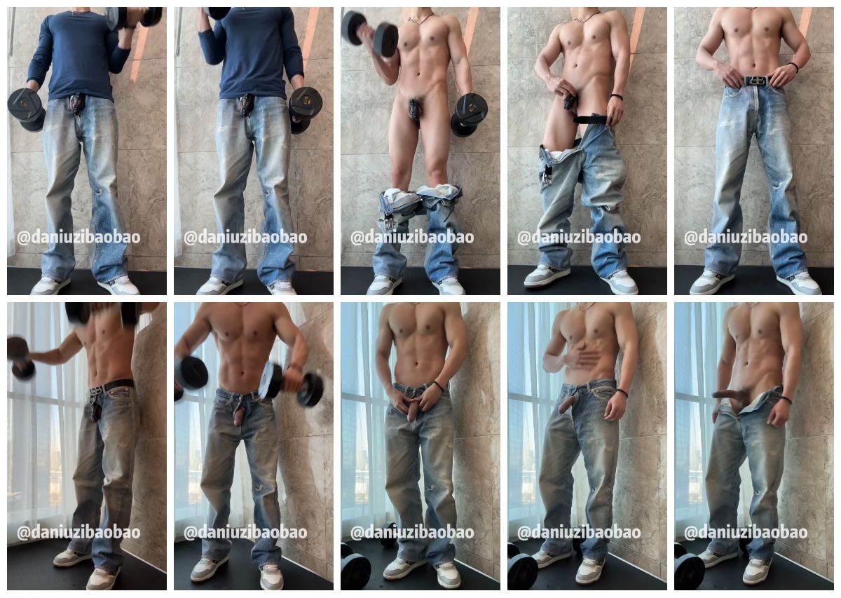 图片[1]-[大牛子宝宝] 黑皮粗屌体育生牛仔裤戴锁锻炼 [4:07] (2k)-Share1069 精品资源分享站