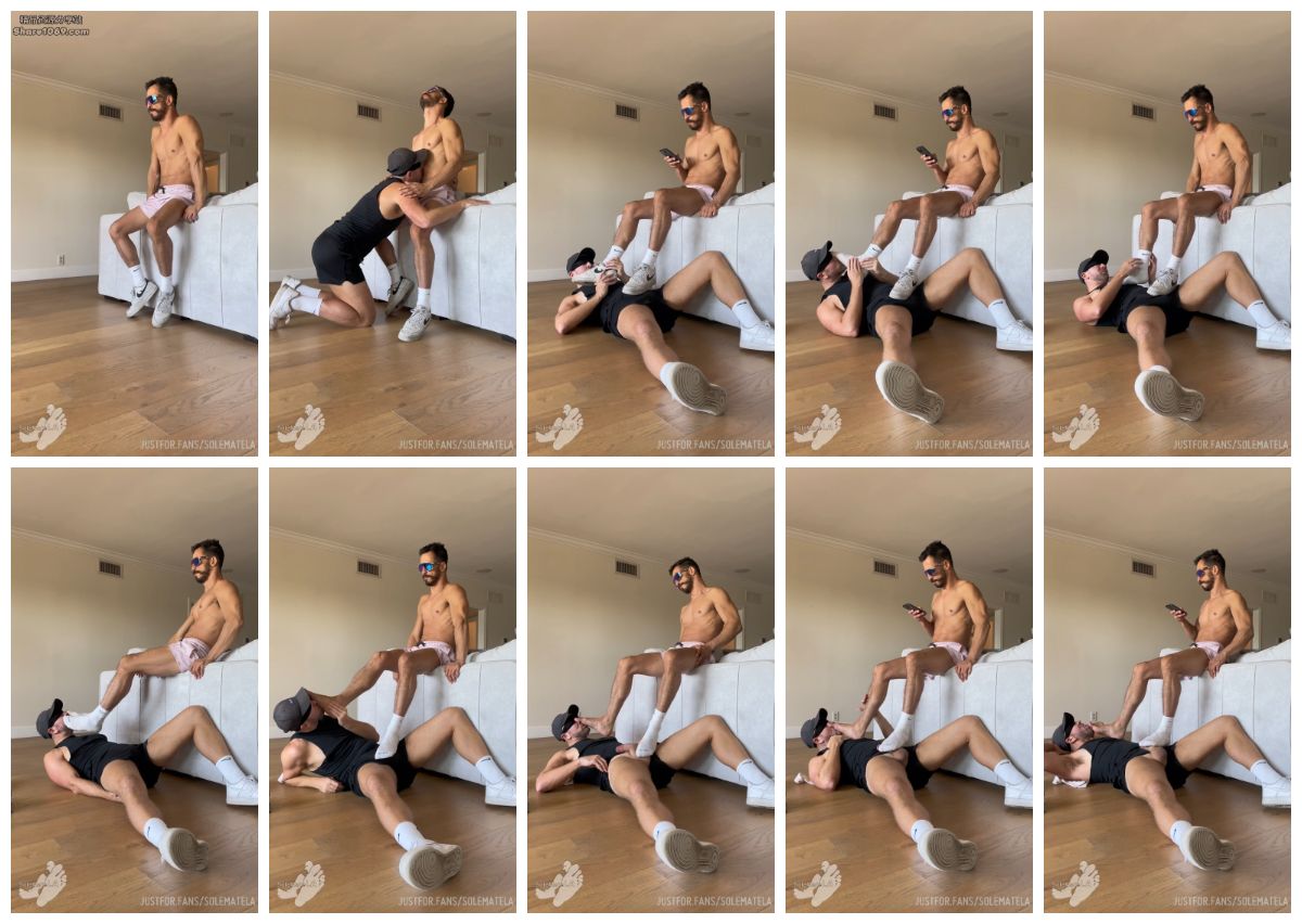 图片[1]-[SoleMateLa] 欧美情侣 SM足交虐恋舔脚踩屌调教 白袜 腿毛 虐裆 虐屌 系列 99004 [5:35] (1080P)-Share1069 精品资源分享站