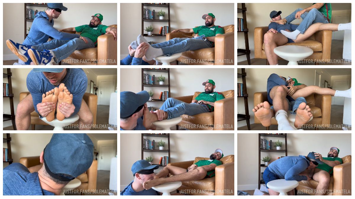 图片[1]-[SoleMateLa] 欧美情侣 SM足交虐恋舔脚踩屌调教 白袜 腿毛 虐裆 虐屌 系列 99058 [43:30] (2k)-Share1069 精品资源分享站