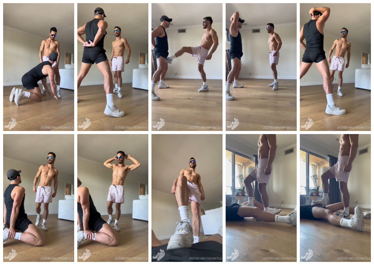 图片[1]-[SoleMateLa] 欧美情侣 SM足交虐恋舔脚踩屌调教 白袜 腿毛 虐裆 虐屌 系列 99001 [21:40] (1080P)-Share1069 精品资源分享站