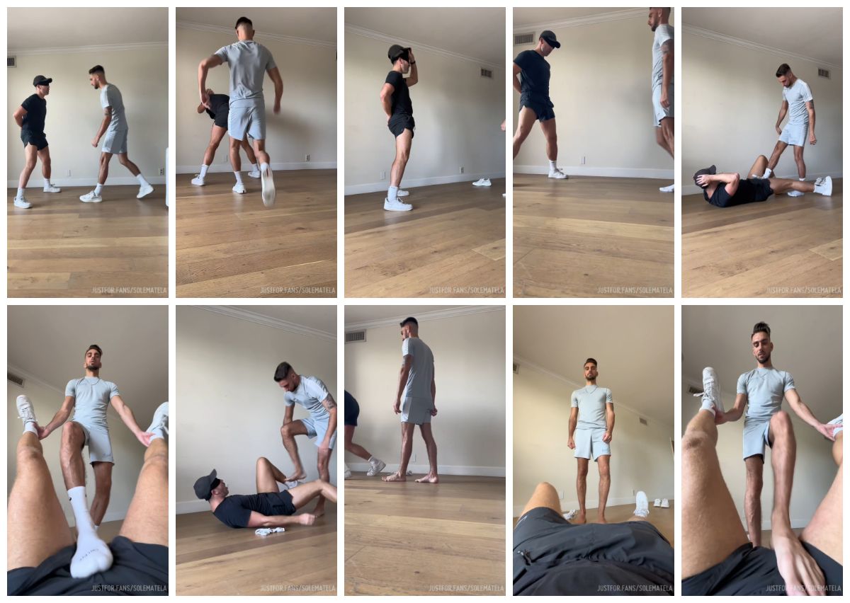 图片[1]-[SoleMateLa] 欧美情侣 SM足交虐恋舔脚踩屌调教 白袜 腿毛 虐裆 虐屌 系列 99013 [25:14] (1080P)-Share1069 精品资源分享站