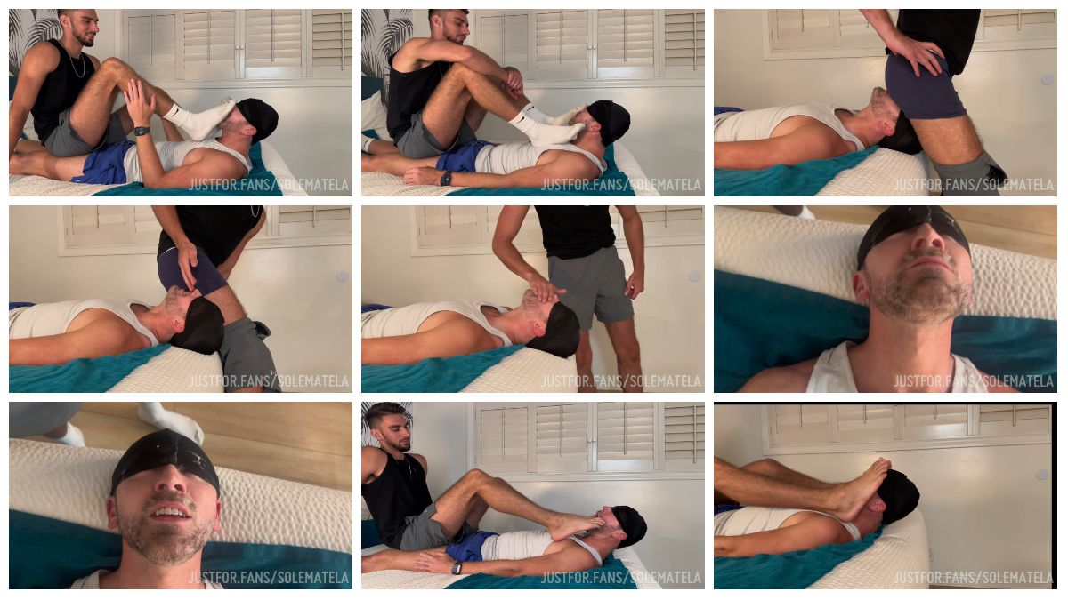 图片[1]-[SoleMateLa] 欧美情侣 SM足交虐恋舔脚踩屌调教 白袜 腿毛 虐裆 虐屌 系列 99035 [6:06] (2k)-Share1069 精品资源分享站