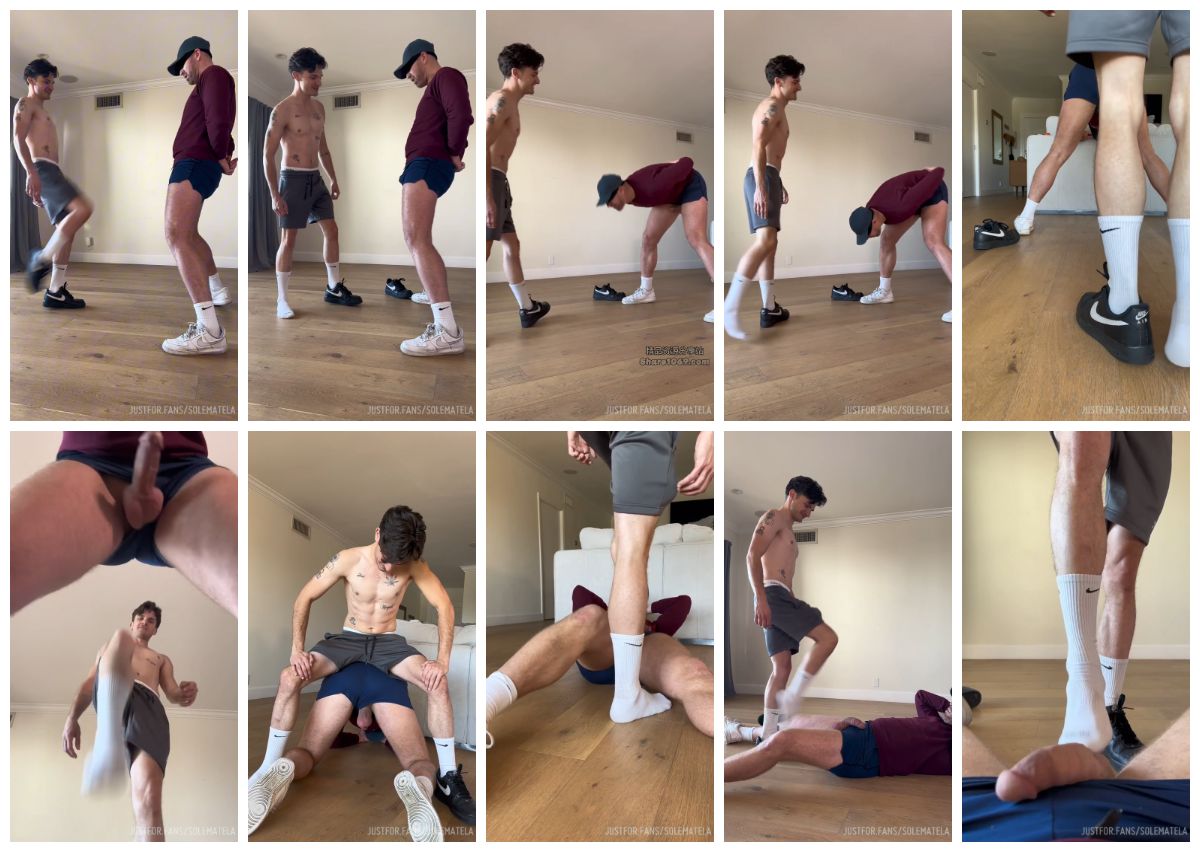 图片[1]-[SoleMateLa] 欧美情侣 SM足交虐恋舔脚踩屌调教 白袜 腿毛 虐裆 虐屌 系列 99054 [14:18] (1080P)-Share1069 精品资源分享站