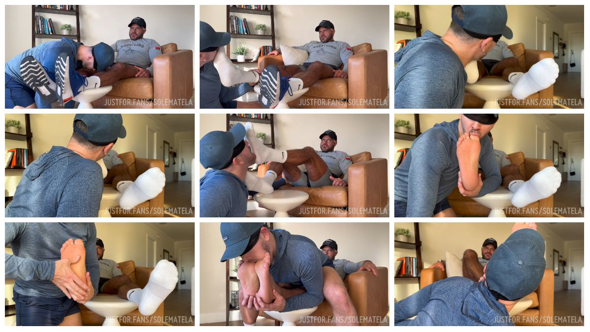 图片[1]-[SoleMateLa] 欧美情侣 SM足交虐恋舔脚踩屌调教 白袜 腿毛 虐裆 虐屌 系列 99055 [14:27] (2k)-Share1069 精品资源分享站