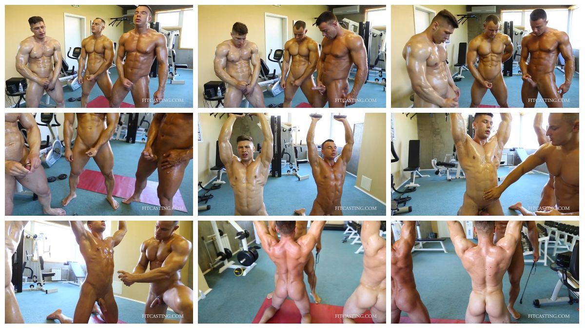 图片[1]-[FitCasting] 黑皮和白皮 3位健身肌肉男 粗屌展示 捆屌 SM 身材超好 健身房 RoughBoy 91004 [5:51] (720P)-Share1069 精品资源分享站