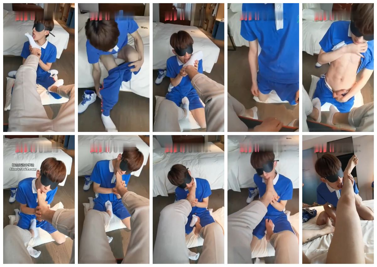 图片[1]-[SM] 男高沦为脚奴 舔白袜大脚 [14:00] (720P)-Share1069 精品资源分享站