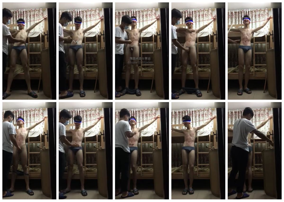 图片[1]-[SM] 精瘦M被捆绑在床架上虐腹夹夹子 玩屌 [24:43] (480P)-Share1069 精品资源分享站