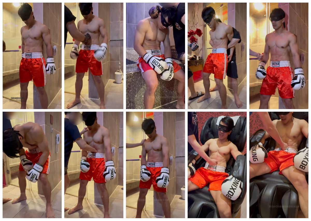 图片[1]-[RedCornerBoxer] 红色拳击裤 肌肉泰拳帅哥被虐腹 [16:00] (2k)-Share1069 精品资源分享站