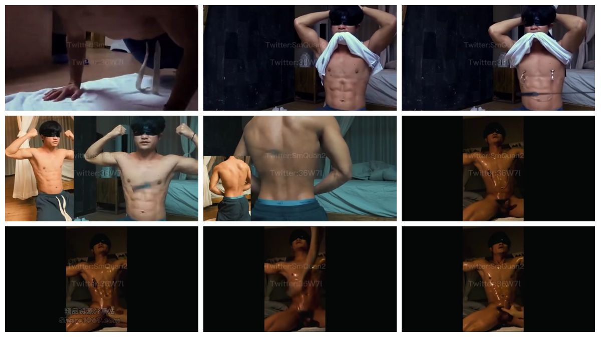 图片[1]-[SmQuan2] 帅气肌肉黑皮健身教练沦为暗房里的M 被虐腹榨精 [40:47] (480P)-Share1069 精品资源分享站