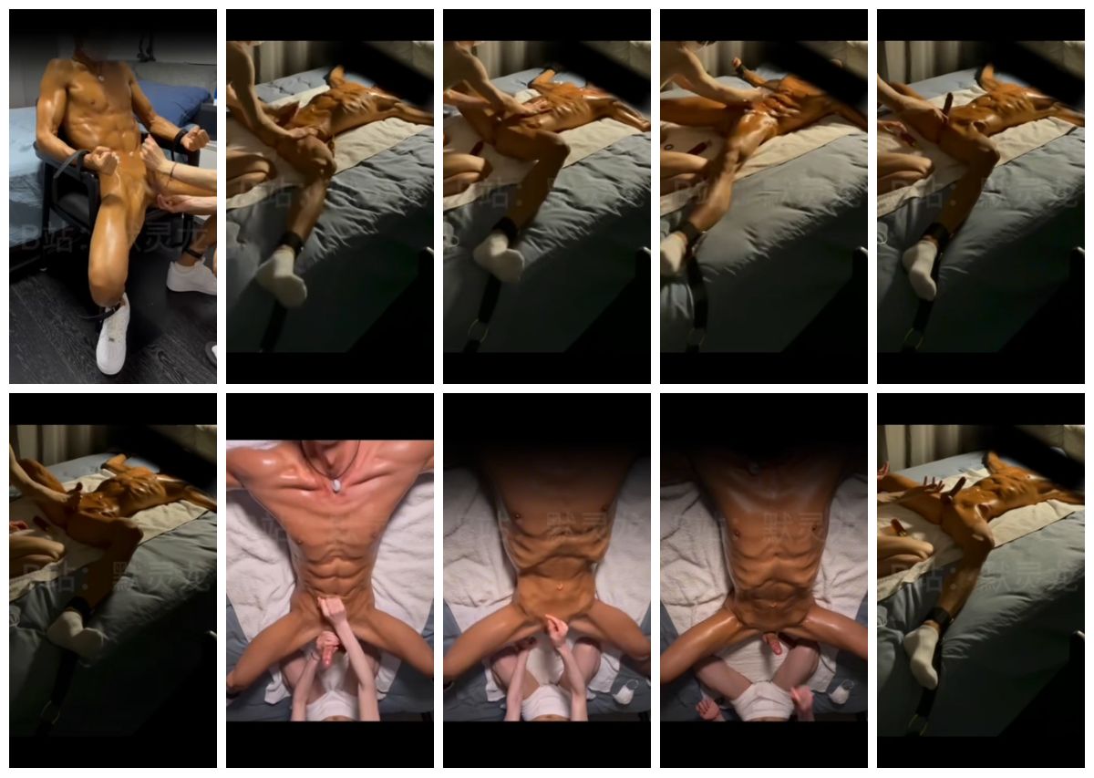 图片[1]-[默灵龙] B站UP主 黑皮薄肌1M 被白嫩S撸屌玩鸡巴龟头责扇屌虐屌榨精 [23:00] (480P)-Share1069 精品资源分享站