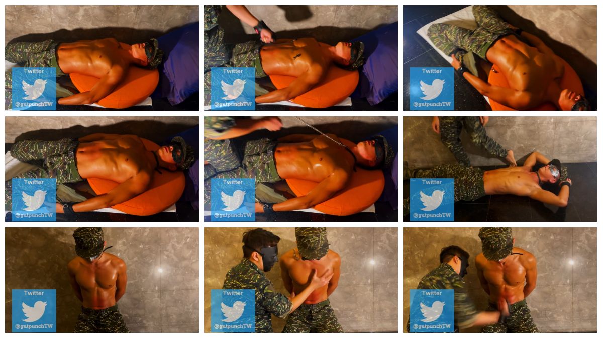 图片[1]-[GUTPUNCHTW] Jed 02 黑皮肌肉特种兵帅哥被虐腹踩腹痛苦惨叫 [21:35] (1080P)-Share1069 精品资源分享站