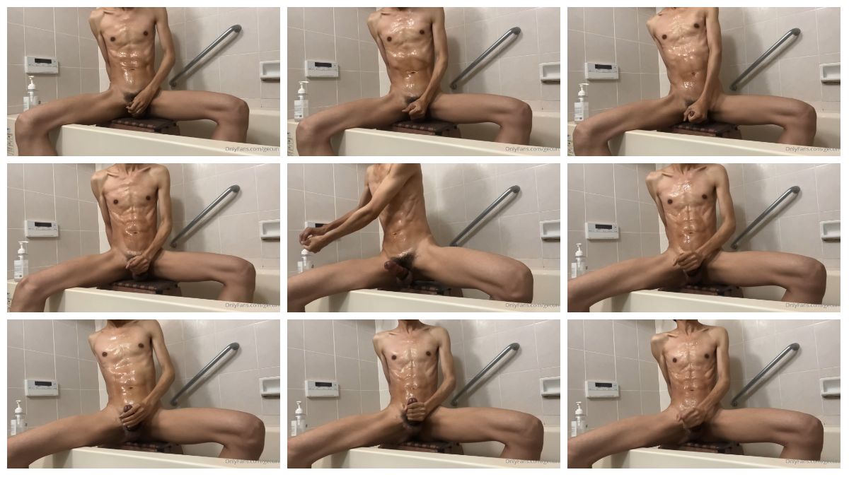 图片[1]-[gecun] 240126 【Lotioned Up and Squirt】 …龜頭在潤滑加持下敏感度大增，被屌環綁緊得徘徊在隨時大爆發的邊緣。早 薄肌精瘦体育生打飞机系列 [4:07] (2k)-Share1069 精品资源分享站