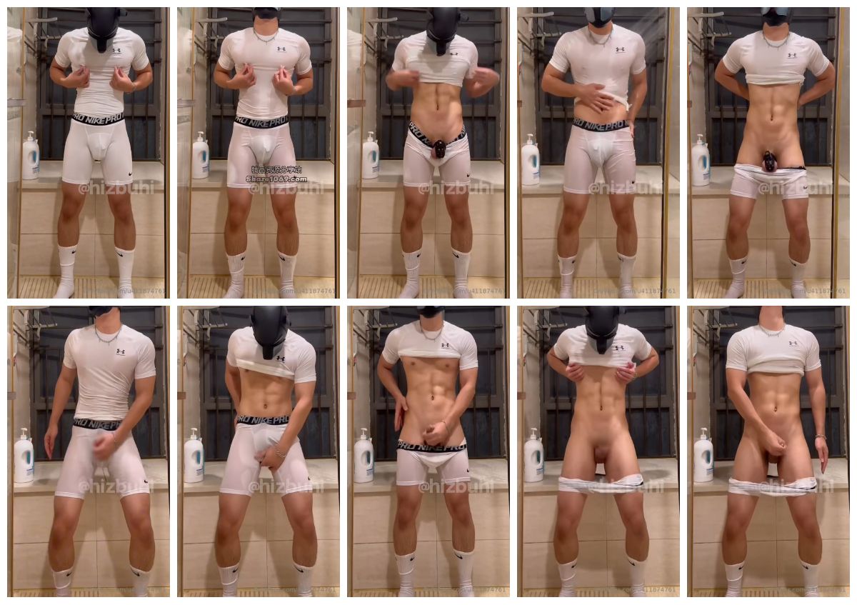 图片[1]-[ihubzih] 黑猪不黑 屌奴锁奴精牛 2024-04-18 – 穿着高弹从健身房训练回来，高涨的性欲喷薄而出。 Came back from training in the gym w.. [10:48] (720P)-Share1069 精品资源分享站