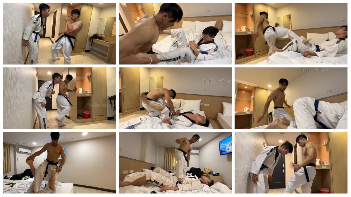 图片[1]-[RedCornerBoxer] 跆拳道帅哥找朋友单练鸡巴和卵蛋的承受能力 踢裆 虐屌 踢蛋 [20:13] (2k)-Share1069 精品资源分享站