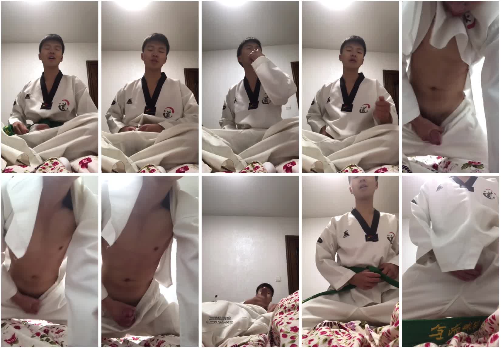 图片[1]-[直男] 跆拳道大鸡巴小弟露脸打飞机学生-Share1069 精品资源分享站