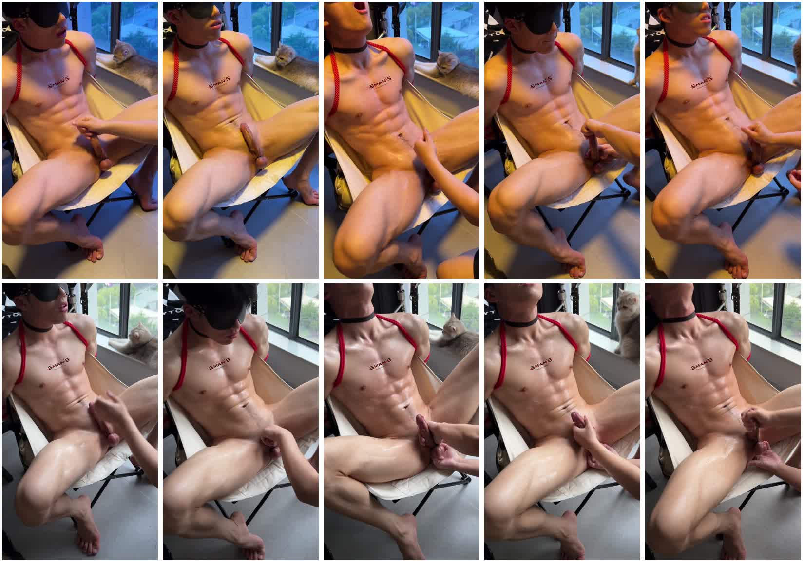 图片[1]-[SMan] 薄肌倒三角体育生 躺椅开腿虐肛玩屌 榨精射后责 喏喏爽叫 [24:51]-Share1069 精品资源分享站